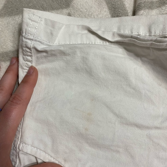 Khaki, White, and Blue Nautical print shorts - Picture 6 of 7